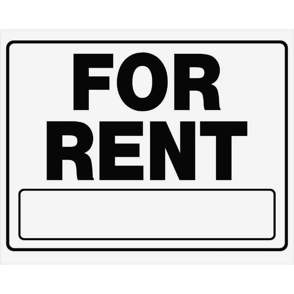 Hillman For Rent Sign with Frame with Holder (20" x 24")