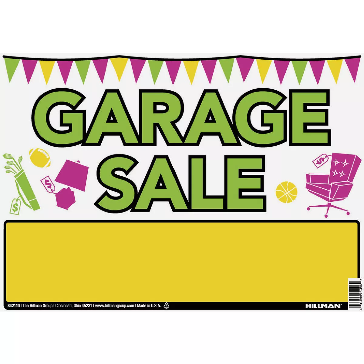 Hillman Garage Sale Sign (10" x 14")