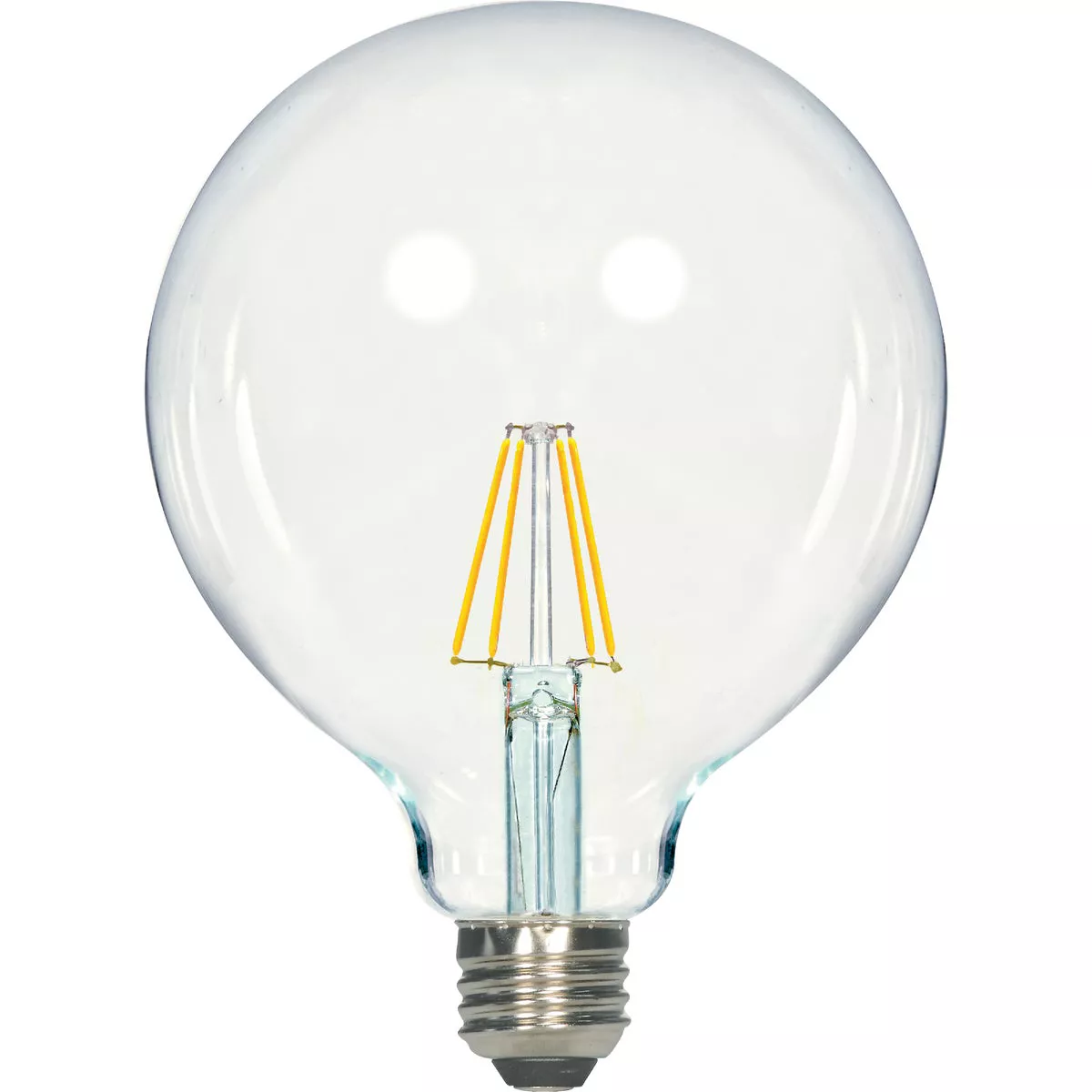 Satco 60W Equivalent Warm White Medium G40 LED Decorative Light Bulb