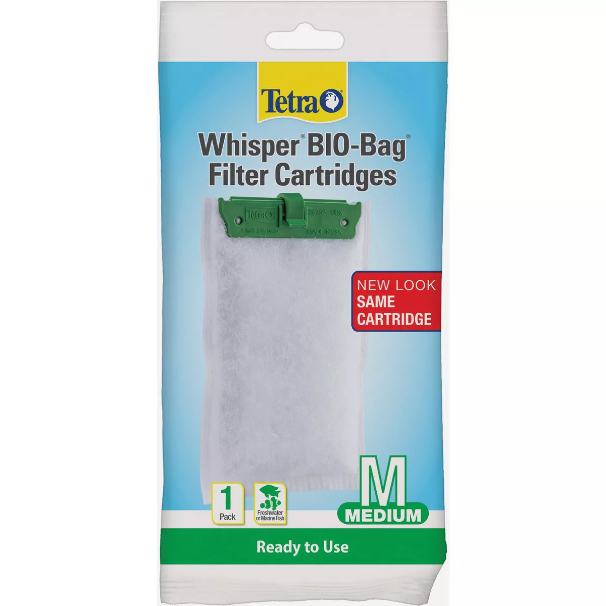 Tetra Whisper Medium Bio-Bag Cartridge (Assembled) for IQ and PF Aquarium Filter (1-Pack)