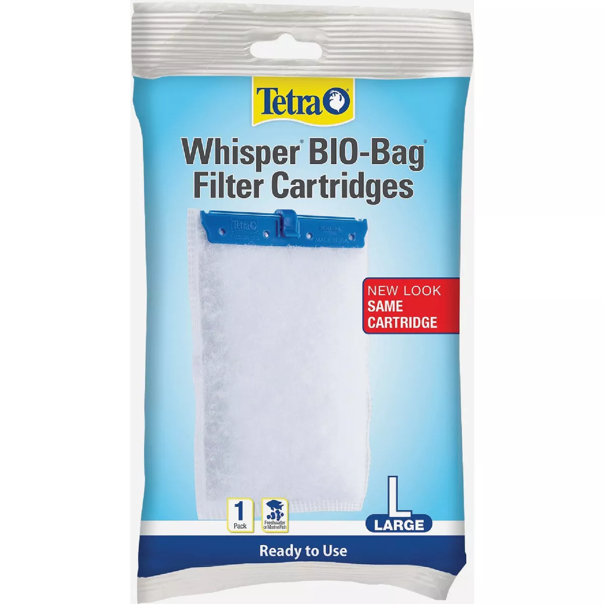Tetra Whisper Large Bio-Bag Cartridge (Assembled) for IQ and PF Aquarium Filter (1-Pack)