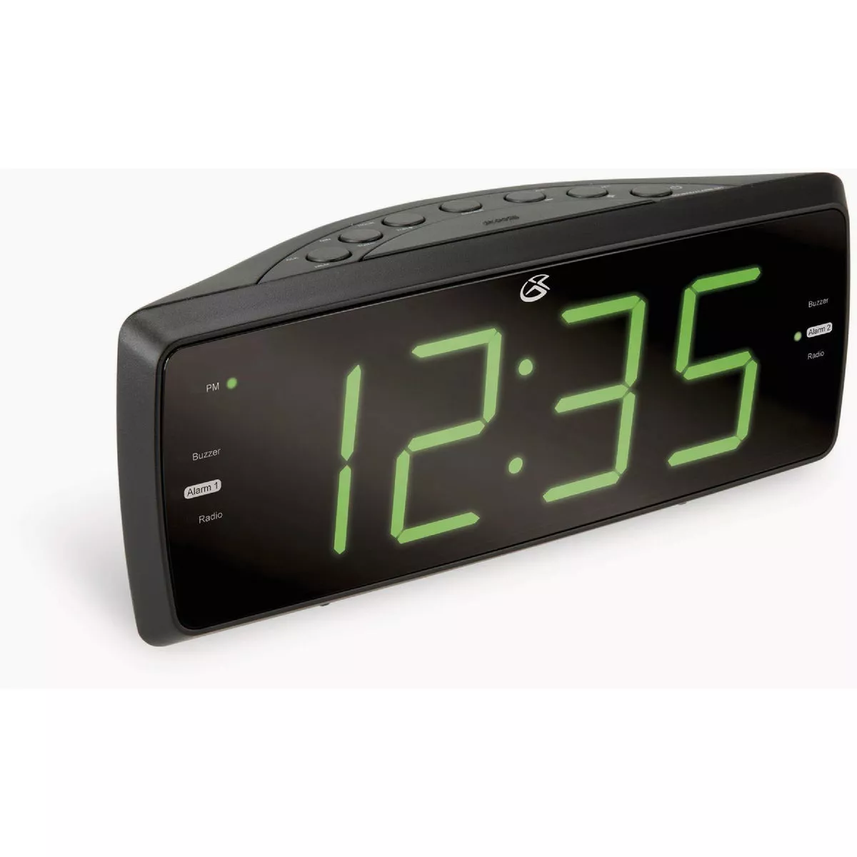 GPX Dual Alarm AM/FM Clock Radio