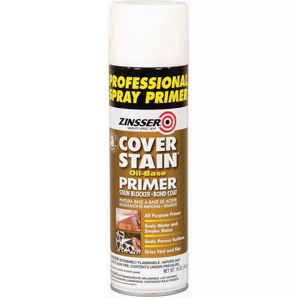 Zinsser 16 Oz. Cover Stain Oil-Based Primer Spray - photo 7