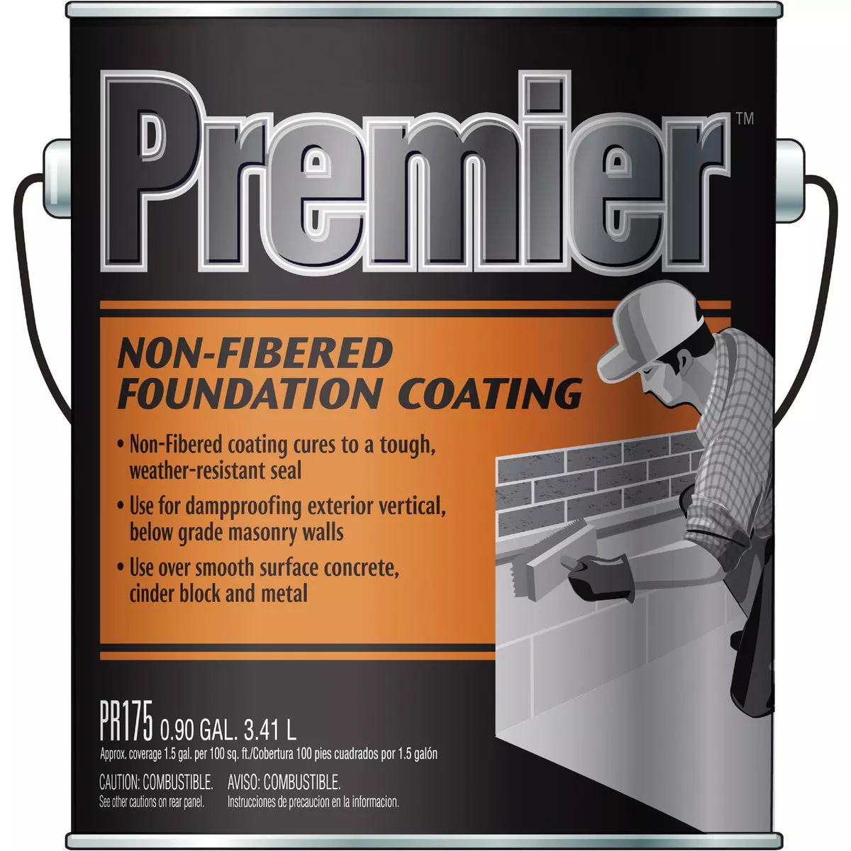 Premier 175 1 Gal. Non-Fibered Foundation Coating