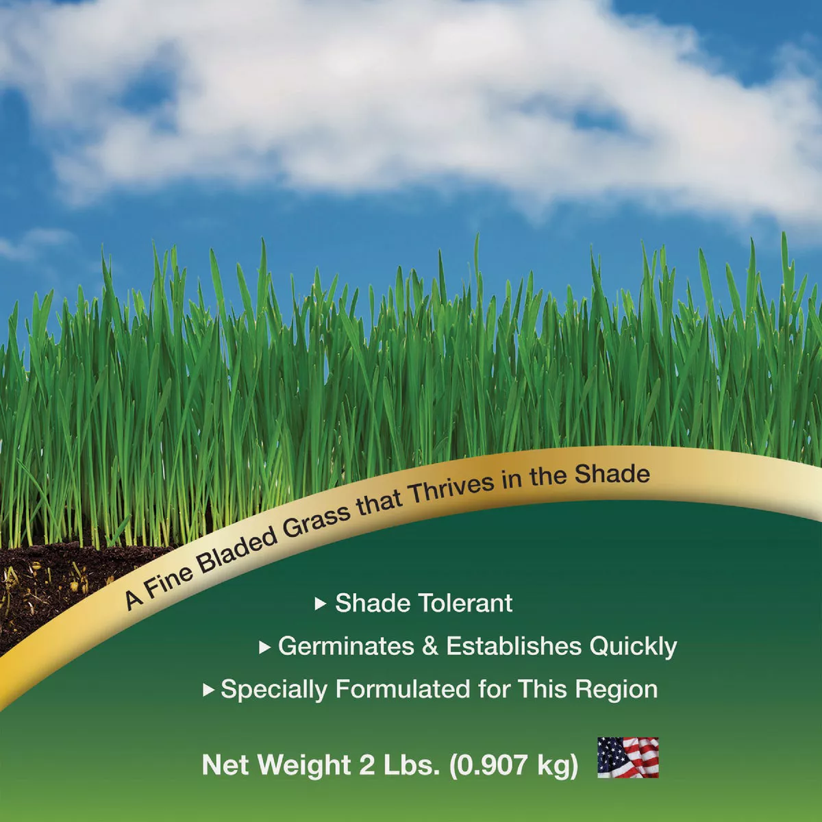 Gro Green groShady 2 Lb. 400 Sq. Ft. Coverage Full Shade Grass Seed- - photo 3
