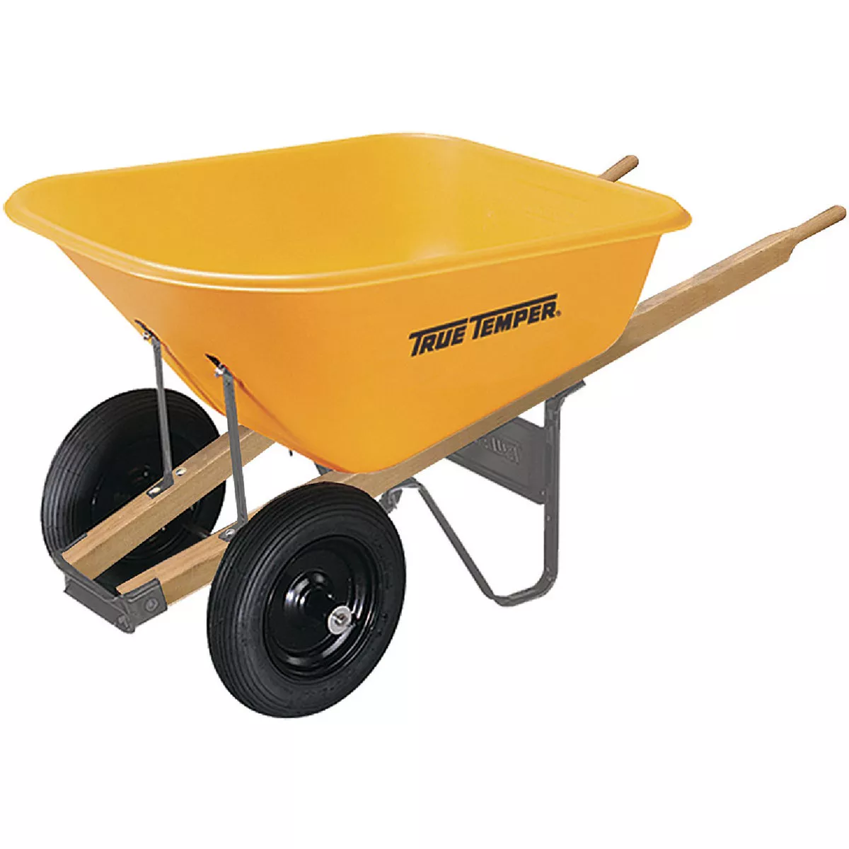 Ames True Temper 8 Cu. Ft. Dual Wheel Poly Wheelbarrow