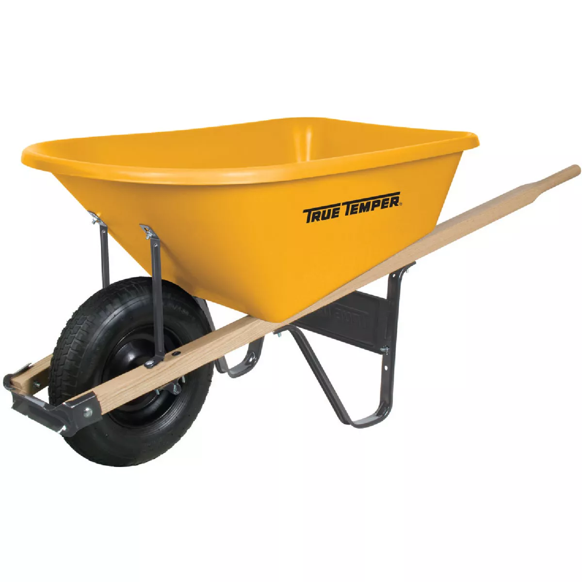 Ames True Temper 6 Cu. Ft. Poly Homeowner Wheelbarrow