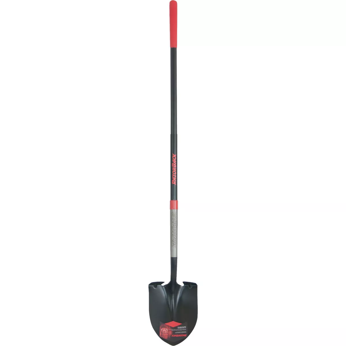 Ames Razor-Back Supersocket With Powerstep 48 In. Fiberglass Handle Round Point Shovel