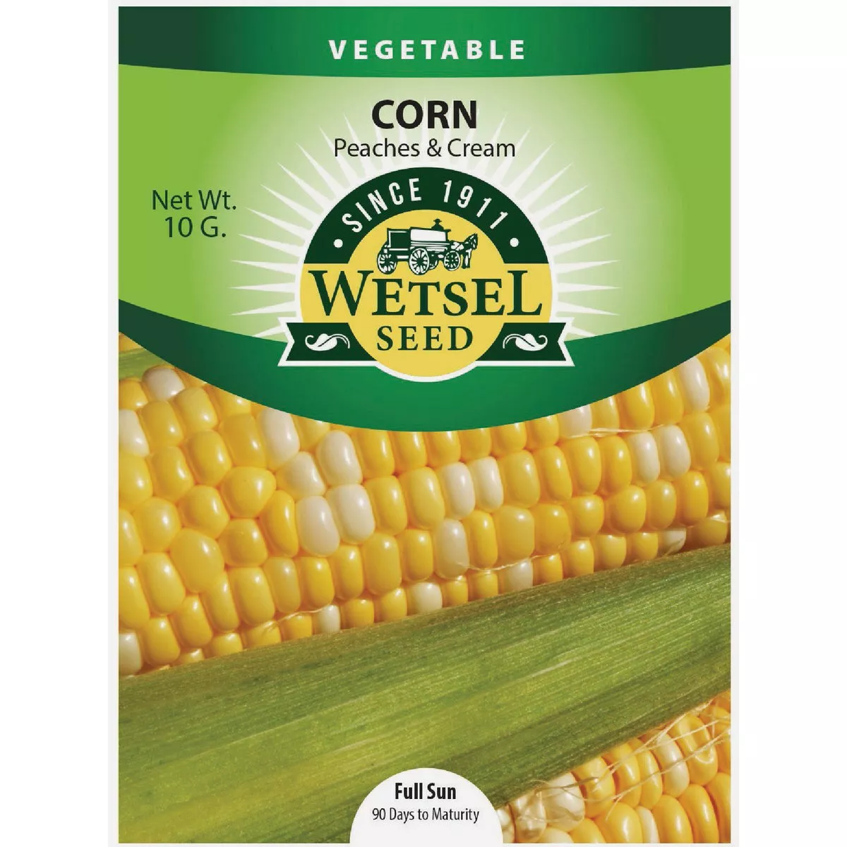 Wetsel Seed Peaches & Cream Corn Seed Packet