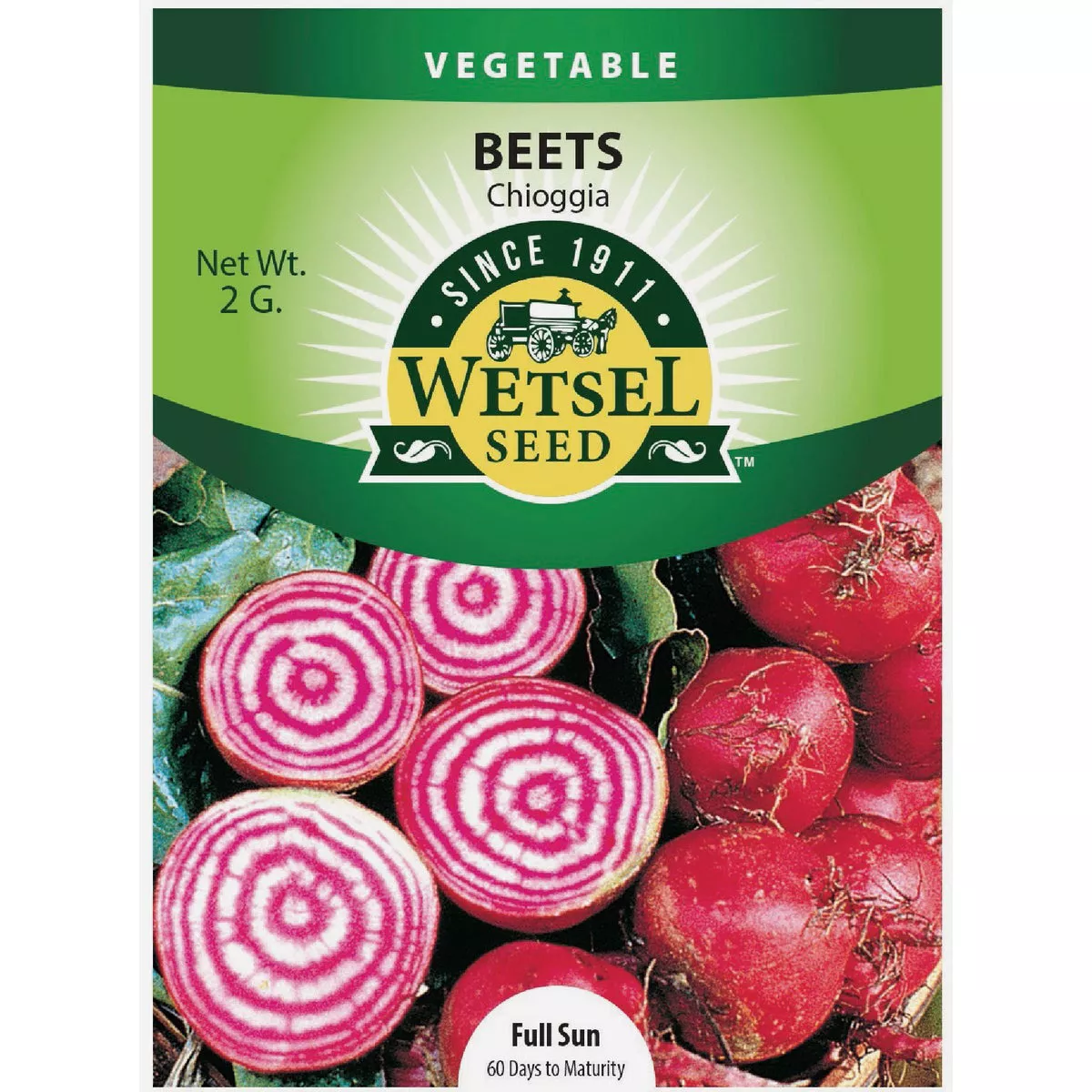 Wetsel Seed Chiogga Beet Seed Packet