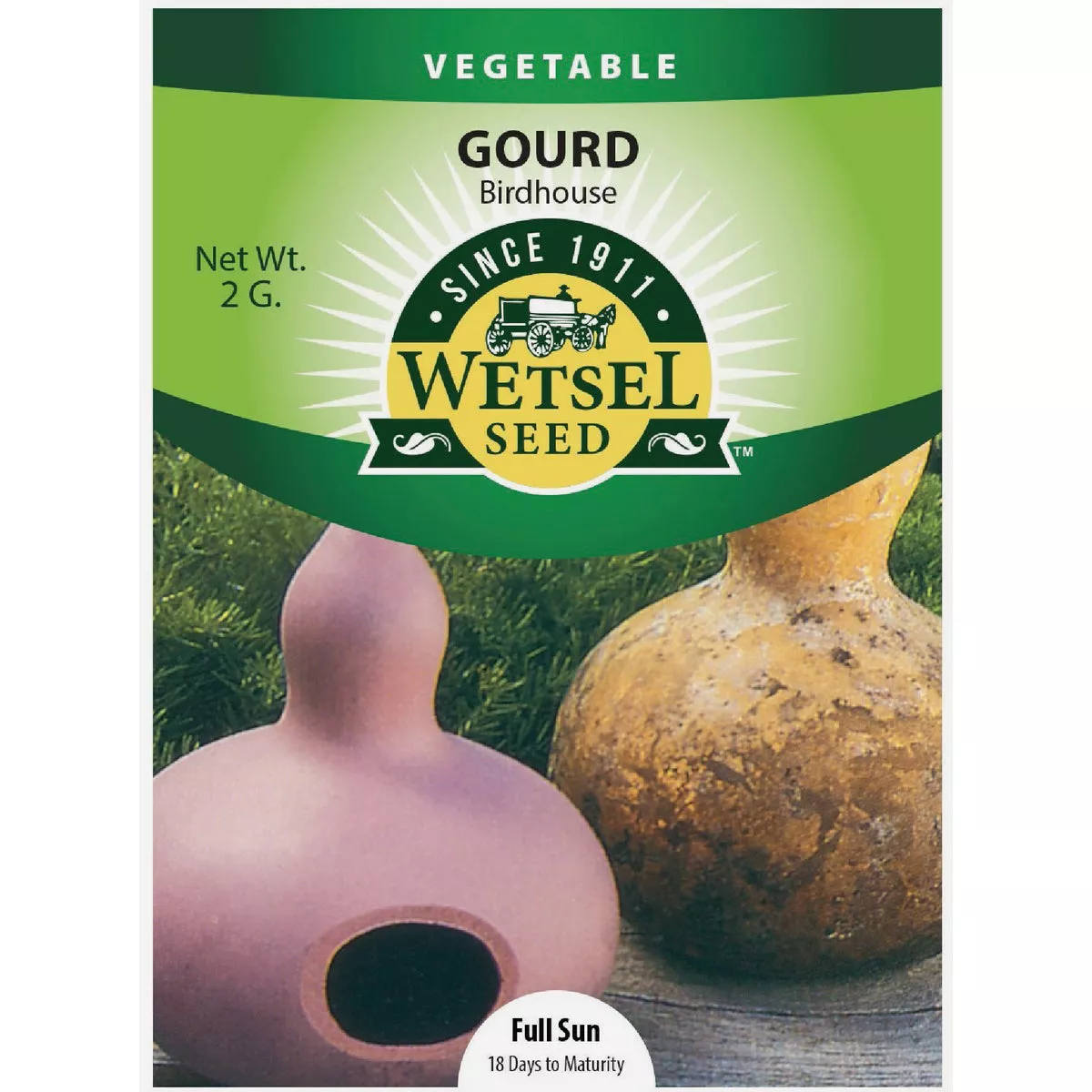 Wetsel Seed Birdhouse Gourd Seed Packet