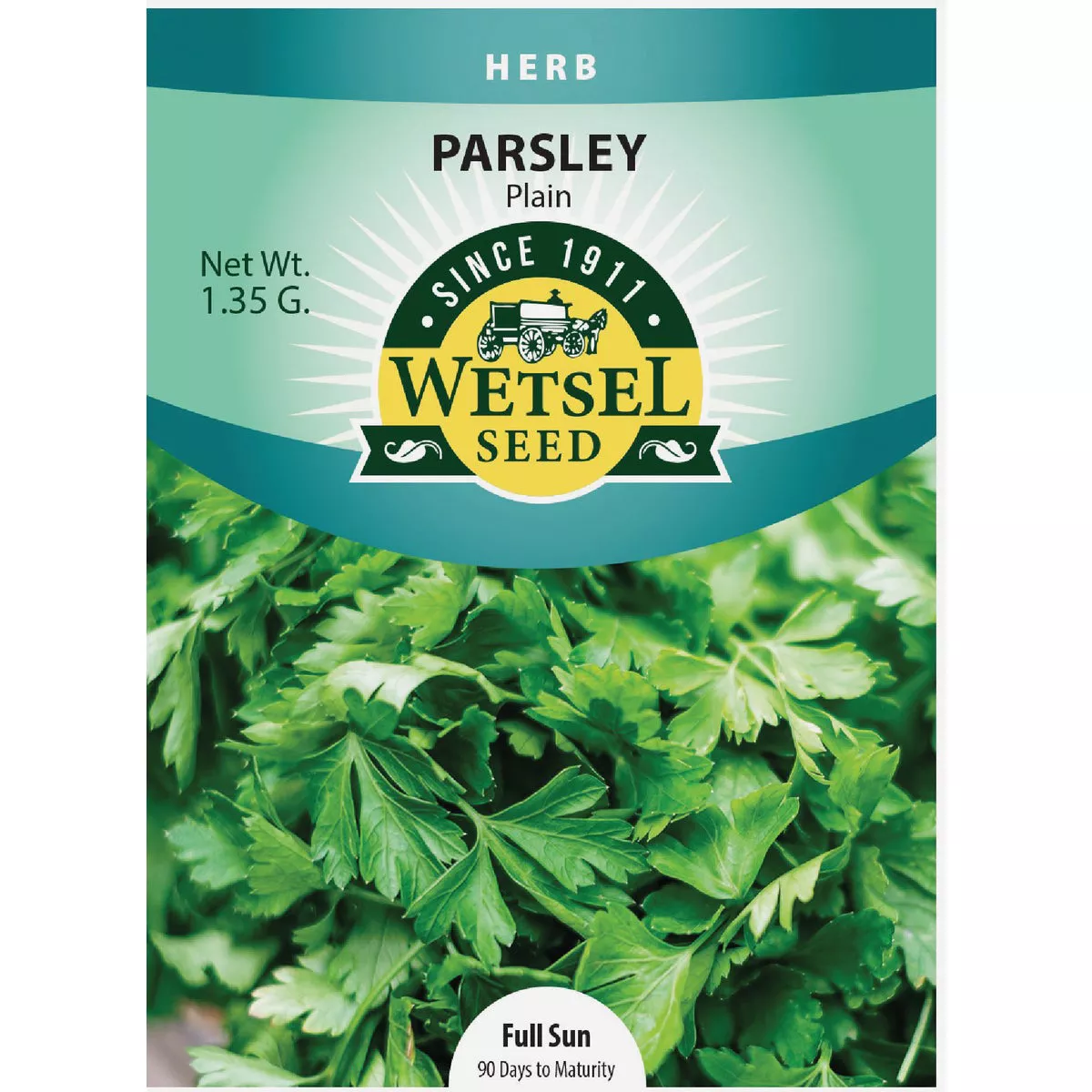 Wetsel Seed Palin (Single) Parsley Herb Seed Packet