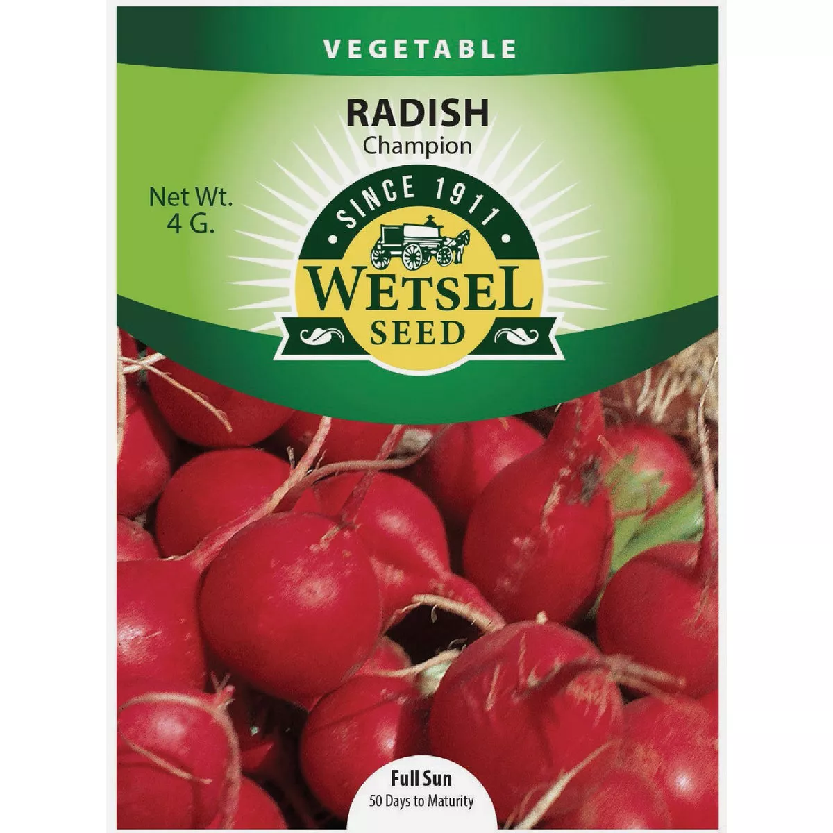 Wetsel Seed Champion Radish Seed Packet