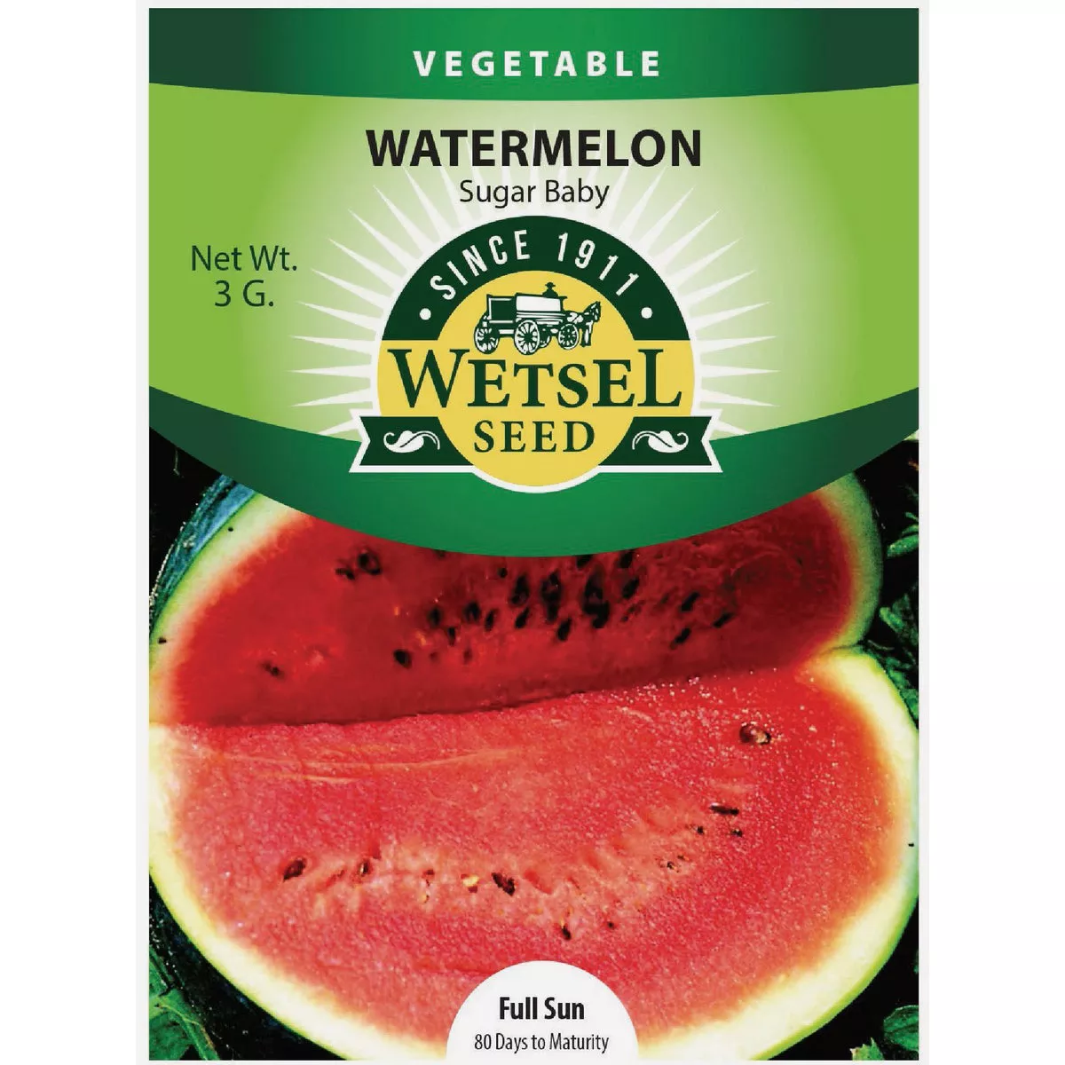 Wetsel Seed Sugar Baby Watermelon Seed Packet