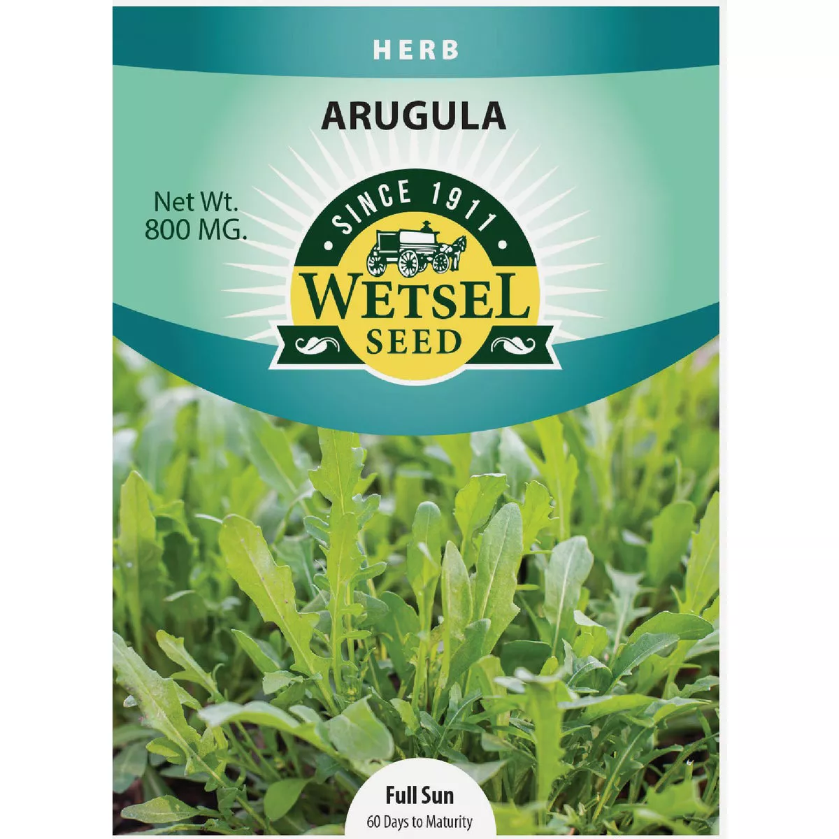 Wetsel Seed Rocket Arugula Herb Seed Packet