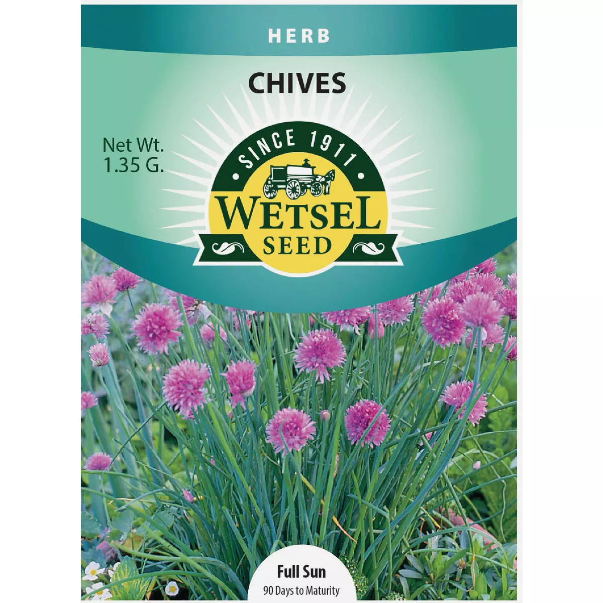 Wetsel Seed Chive Herb Seed Packet