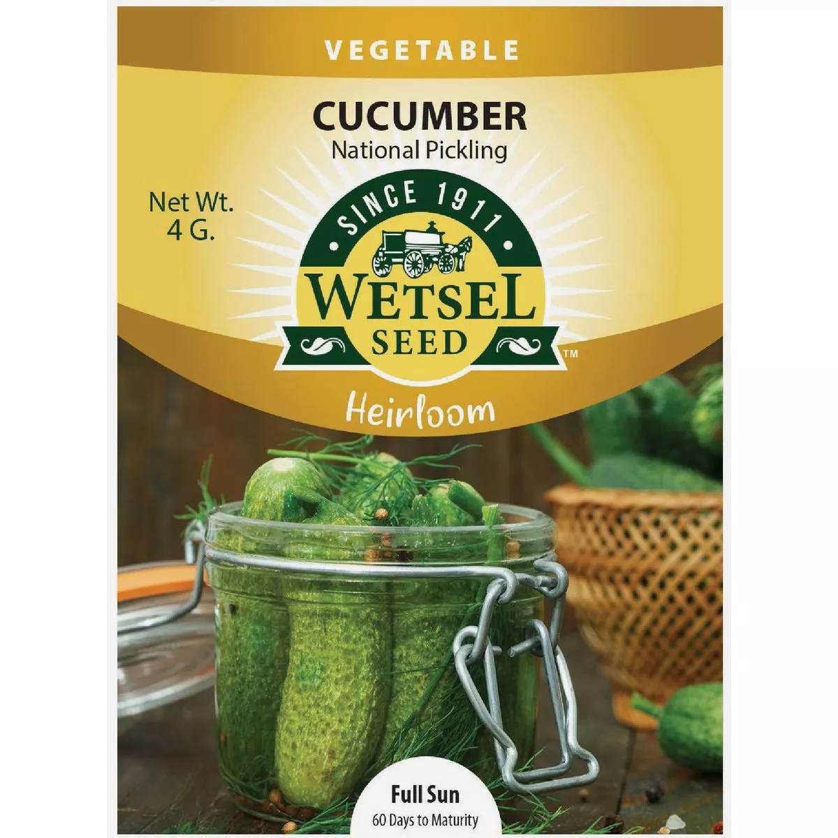 Wetsel Seed Heirloom National Park Cucumber Seed Packet