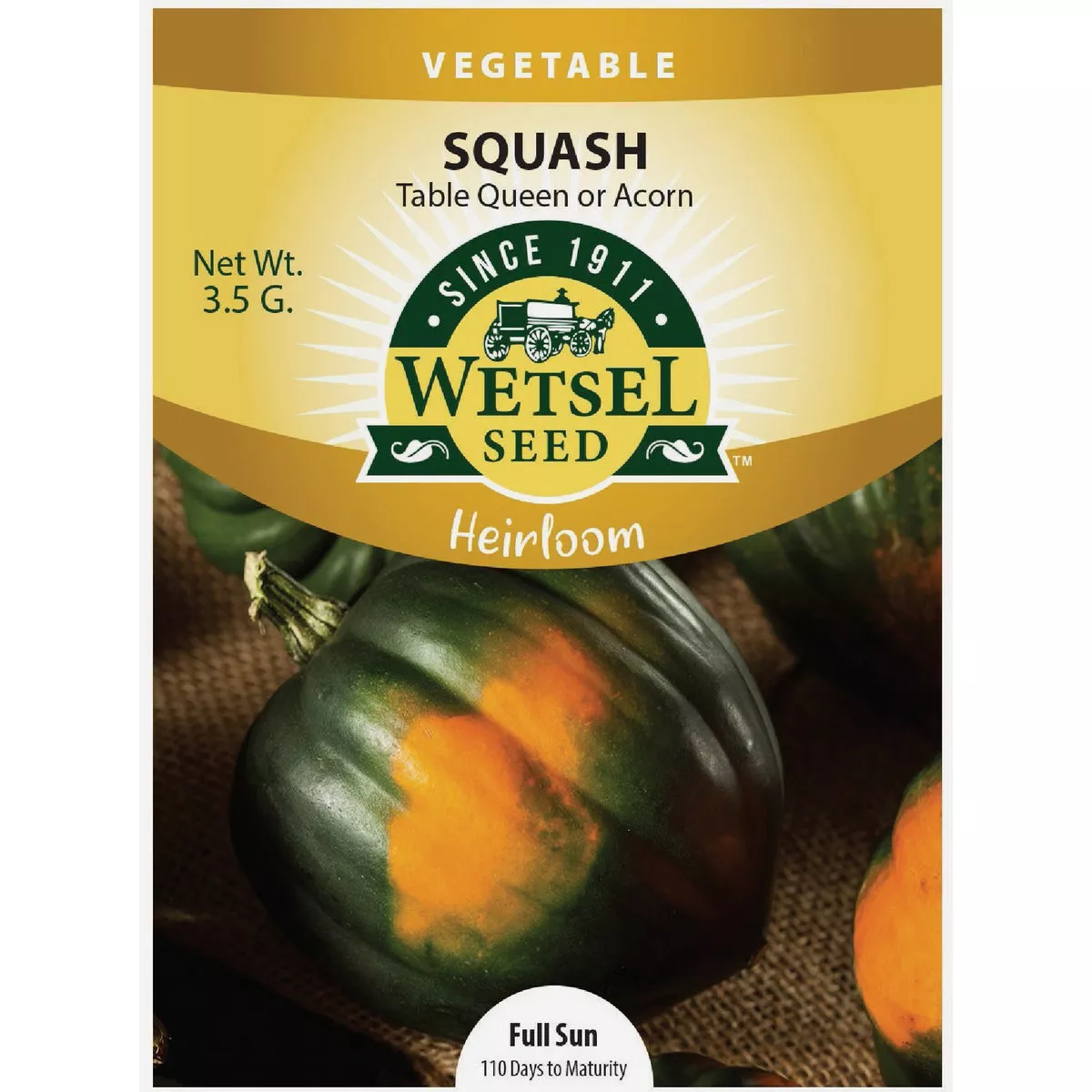 Wetsel Seed Heirloom Table Queen Squash Seed Packet