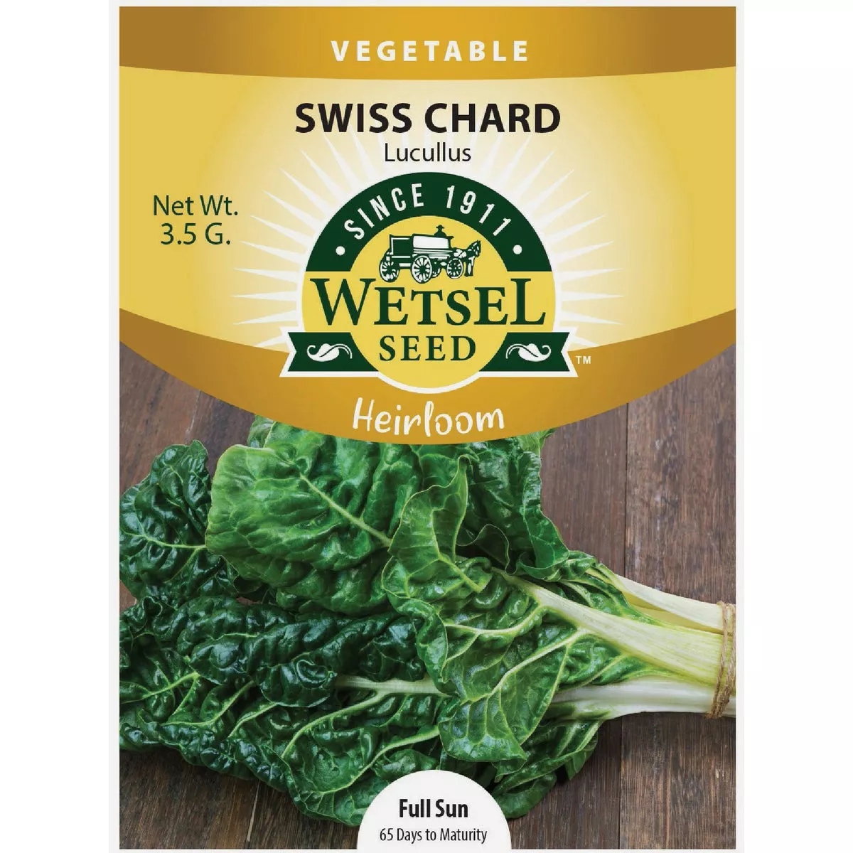 Wetsel Seed Heirloom Lucullus Chard Seed Packet