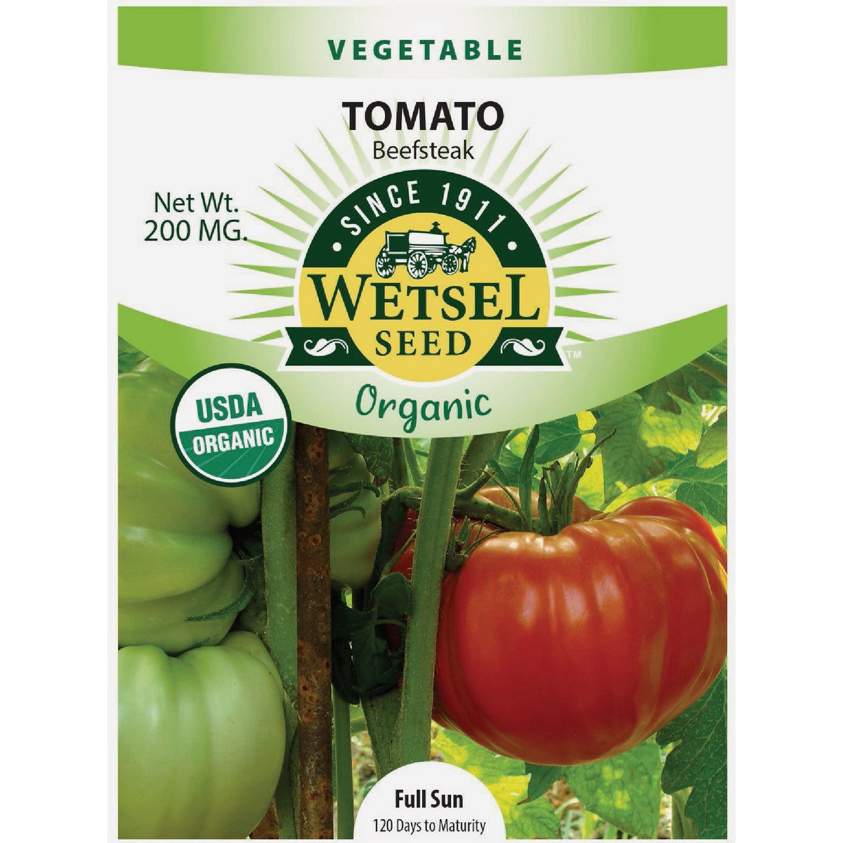 Wetsel Seed Organic Beefsteak Tomato Seed Packet Do it Best