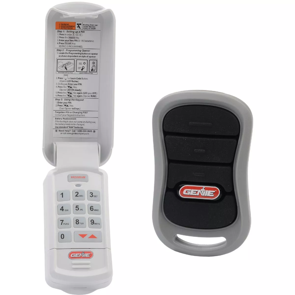 Genie Combo Keypad Garage Door Opener Remote