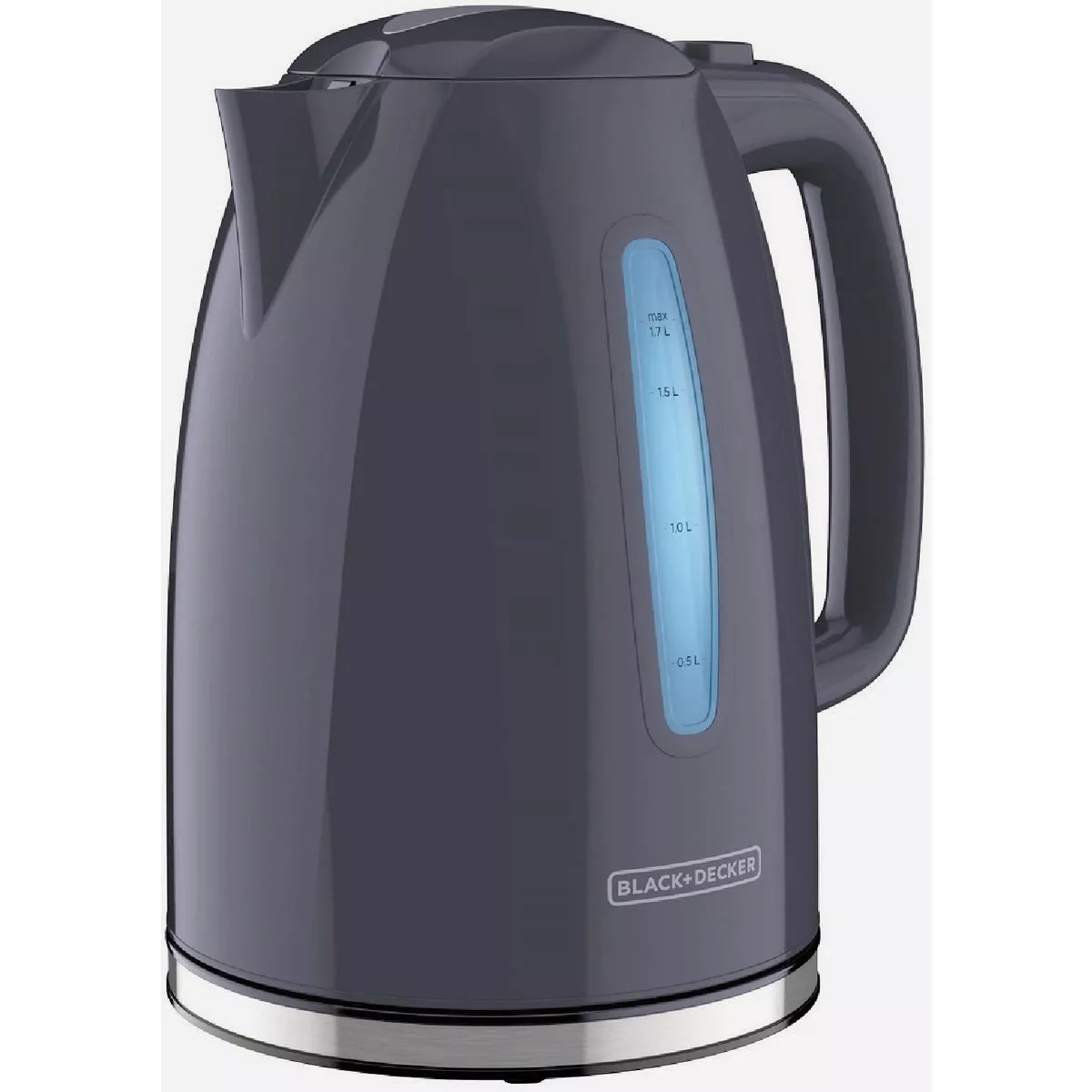 Black & Decker 1.7 Ltr. Gray Rapid Boil Electric Kettle
