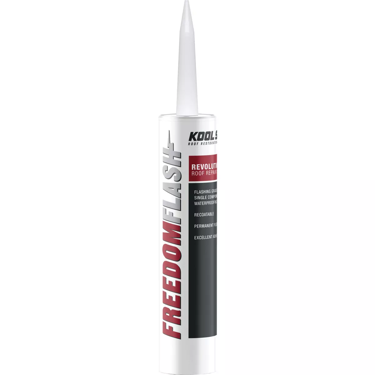 Kool Seal Freedom Flash Permanent Roof Repair Sealant, Gray, 11 fl. oz.