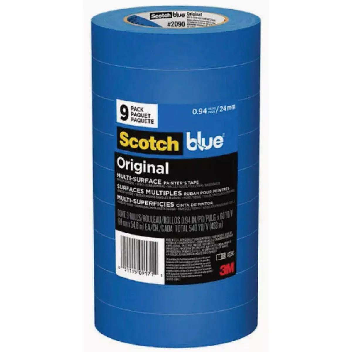 3M ScotchBlue 0.94 In. x 60 Yd. Original Multi-Surface Painter's Tape