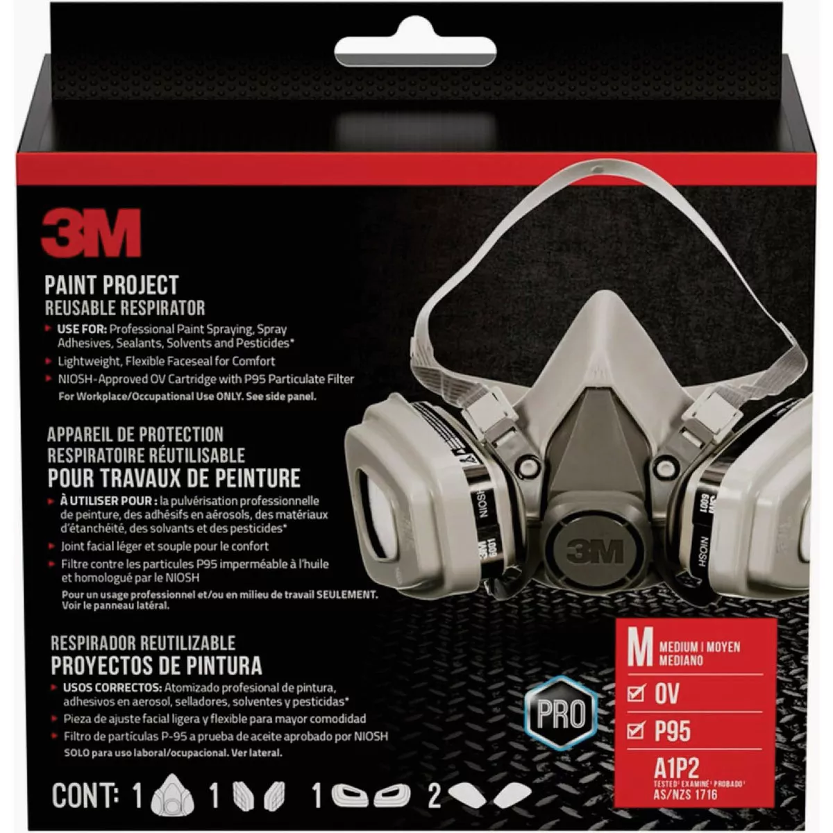 3M Medium Paint Project Reusable Respirator