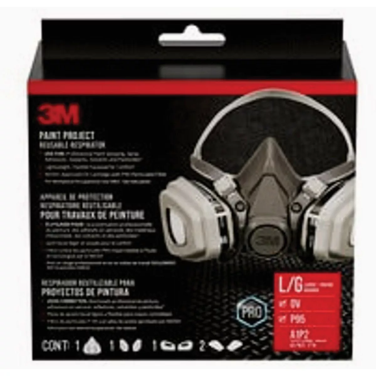 3M Large Paint Project Reusable Respirator