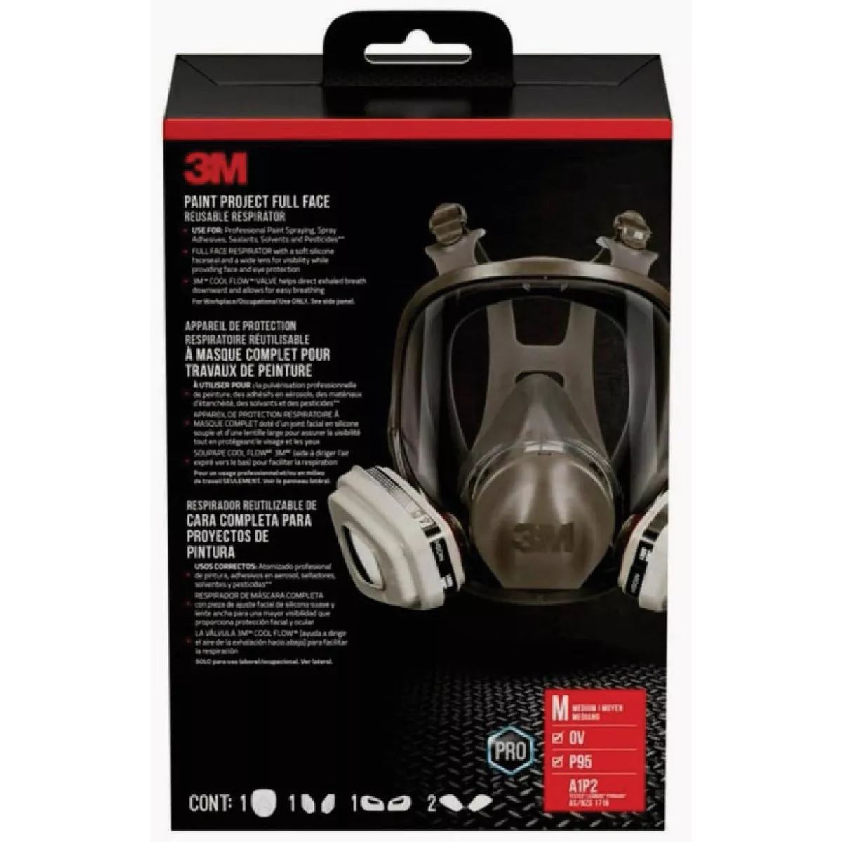 3M Medium Full Face Paint Project Respierator