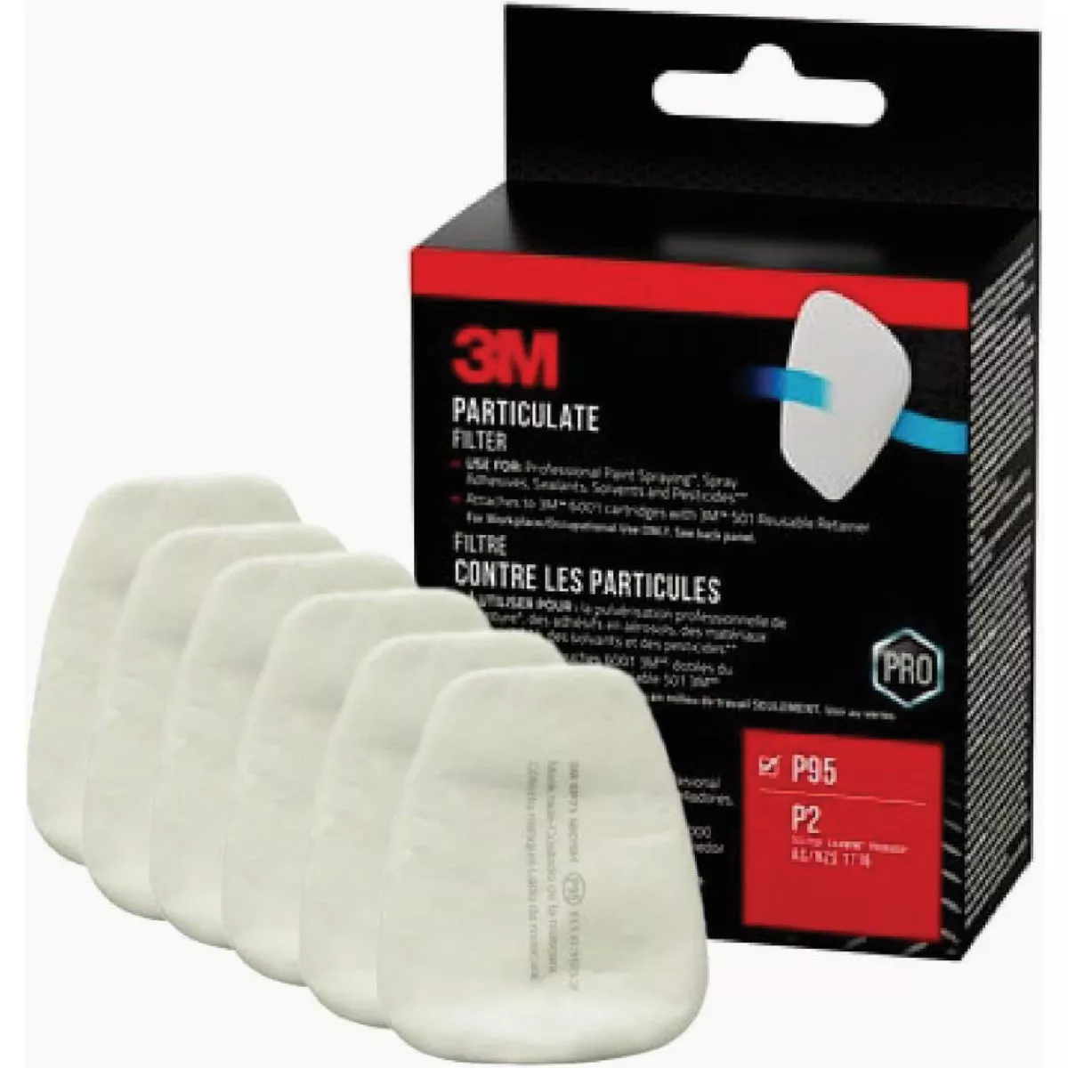 3M Respirator Particulate Filter (3-Pair)-