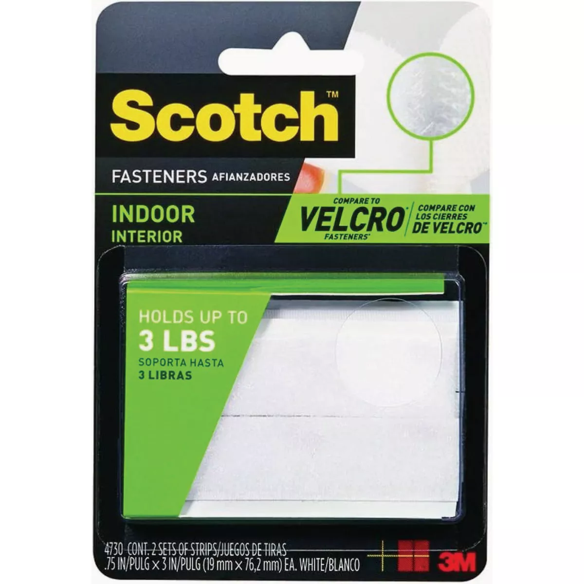 3M Scotch 0.75 In. x 3 In. Fastener