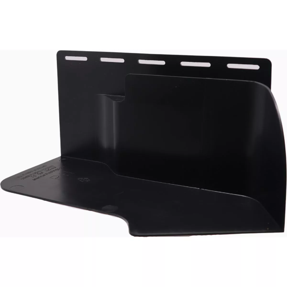 American Flashings J'd Out 3-3/4 In. x 8 In. Black Polypropylene Kickout Flashing, Left Hand