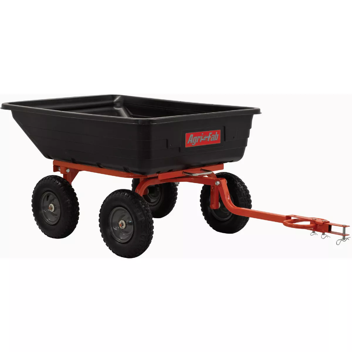 Agri-Fab 4-Wheel Poly Convertible Pull/Tow Garden Dump Cart