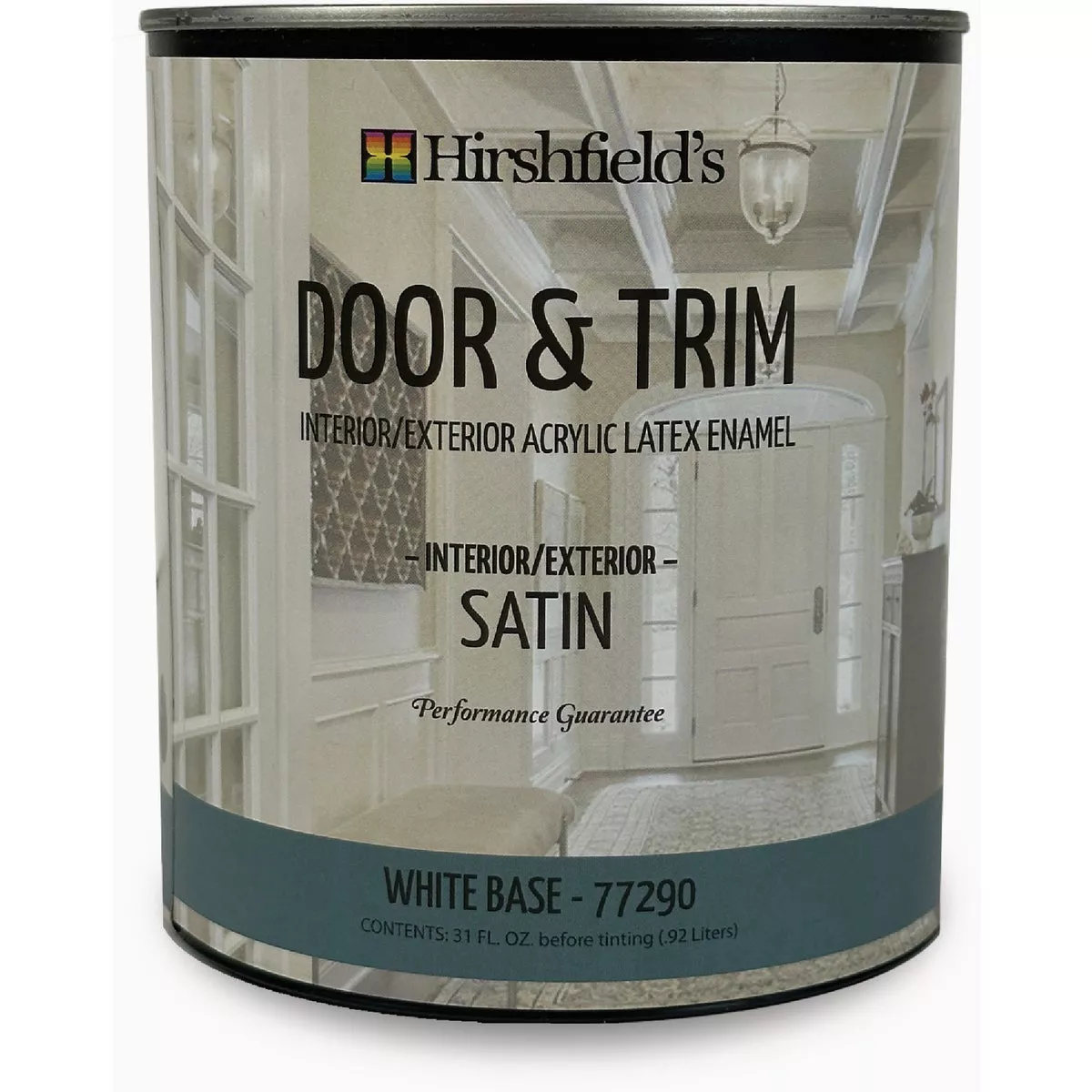 Hirshfield's Door & Trim Enamel, Satin, 1 Gal.