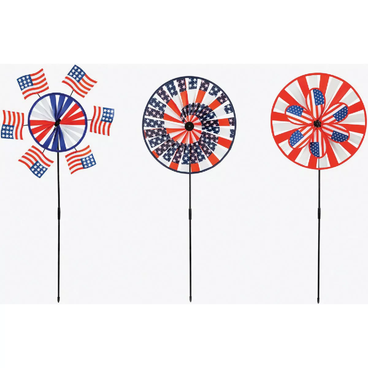Evergreen 37-1/2 In W x 3-1/2 In H x 18-1/2 In L Textile Americana Pinwheel Spinner