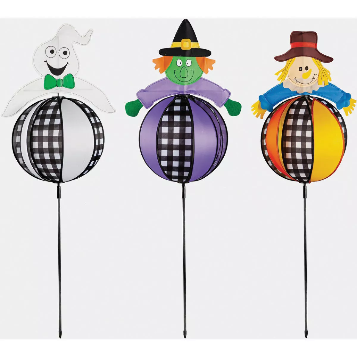 Evergreen Fall Round Panel Pinwheel Spinner Assortment (3-Pack)