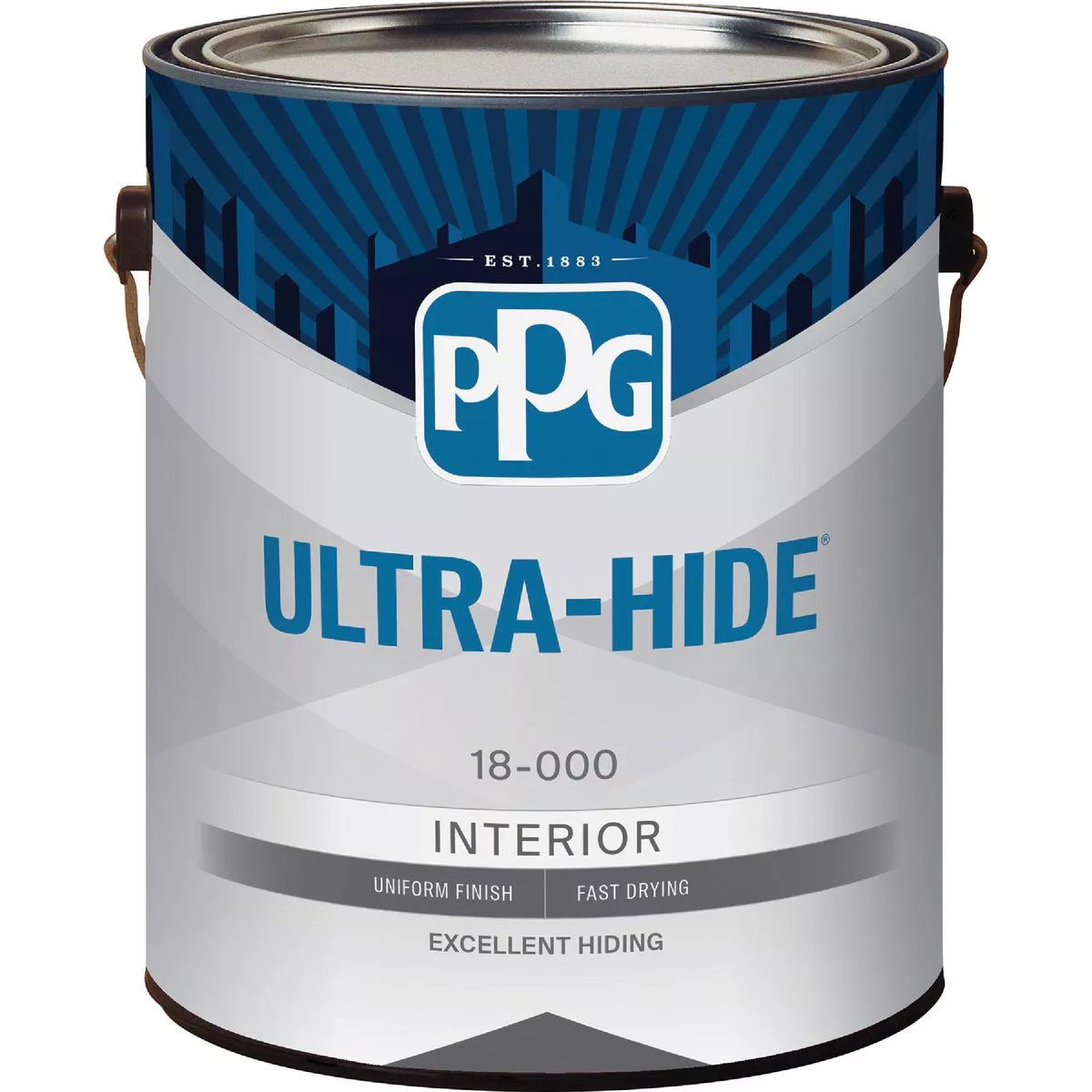 Ultra-Hide Interior Latex Paint Eggshell White Pastel Base Gallon