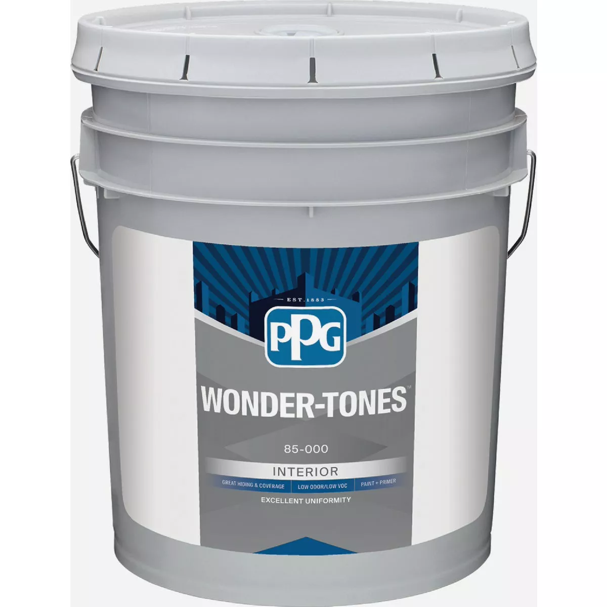 Wonder-Tones Interior Latex Paint + Primer Eggshell Ultra Deep Base 5 Gallon