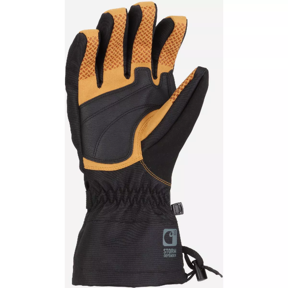 Carhartt Men's S Black Dark Gray Barley Storm Defender Insulated Gauntlet Glove - photo 2