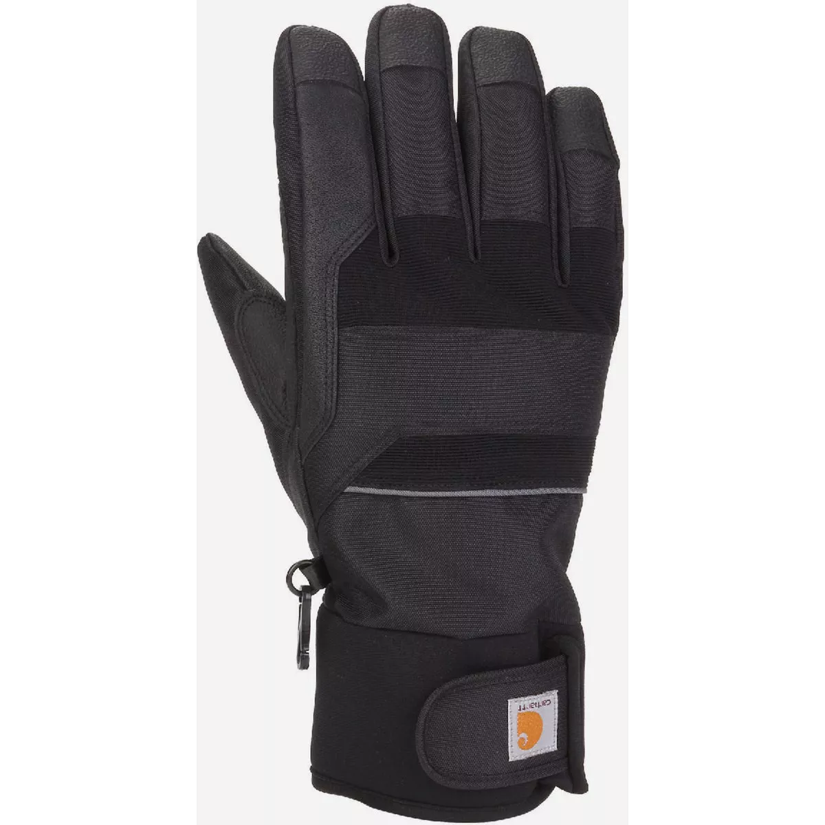 Carhartt Men's S Black Waterproof Thermal-Lined Secure Cuff Glove