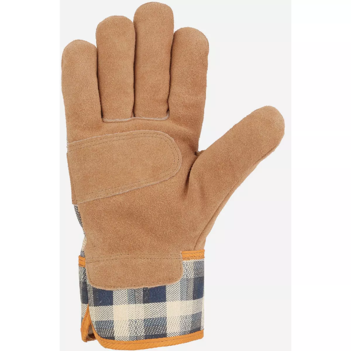 Carhartt Women's L Navy Plaid Storm Defender Insulated Duck Synthetic Suede Safety Cuff Glove - photo 2