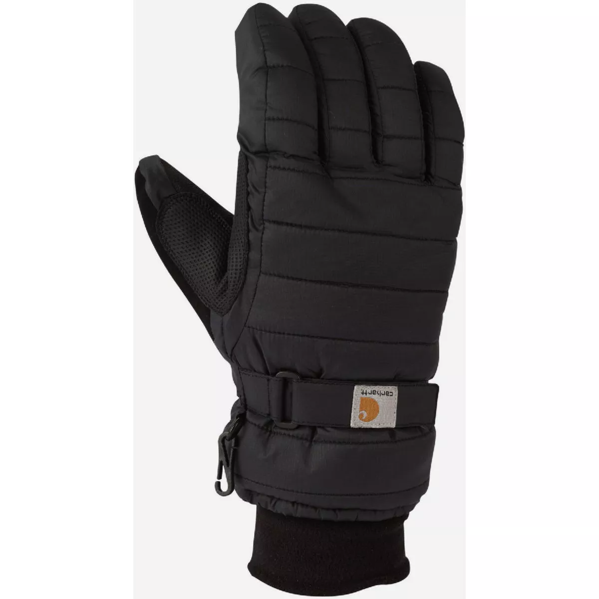 Carhartt Women's L Black Waterproof Insulated Quilted Knit Cuff Glove