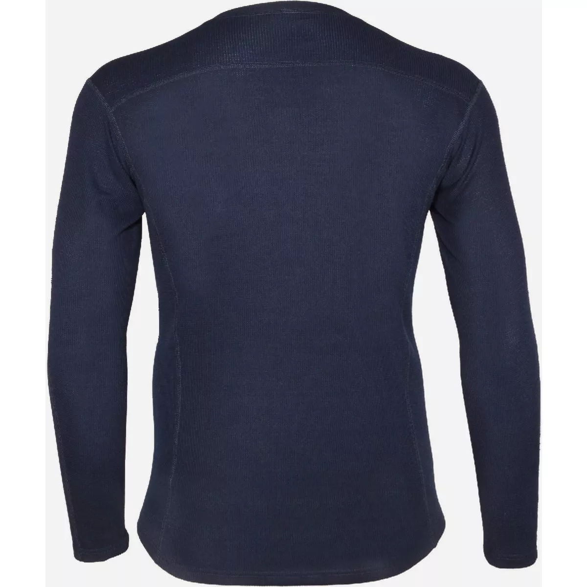 Carhartt Force Men's L Navy Heather Midweight Synthetic-Wool Blend Base Layer Crewneck Top - photo 2