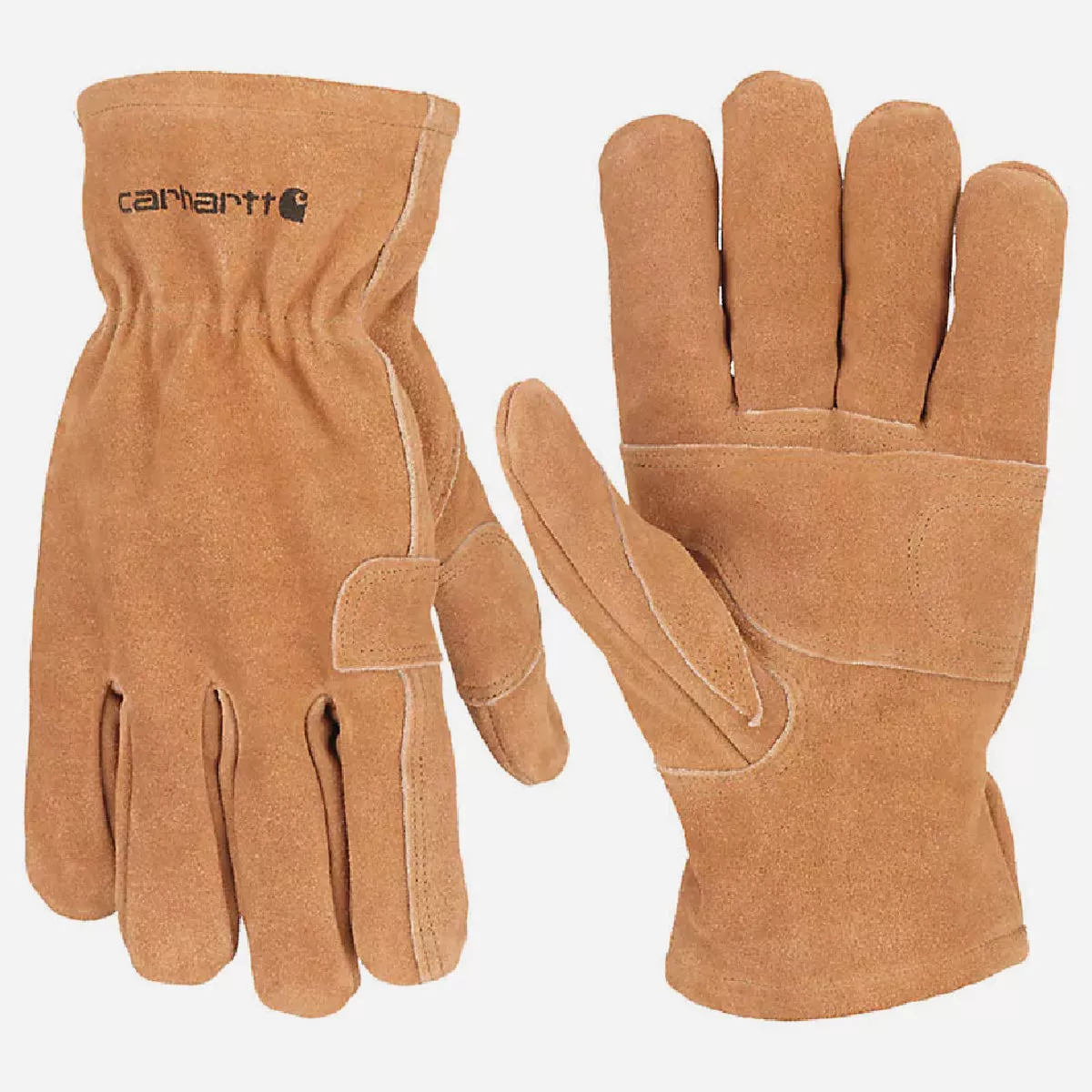 Carhartt Men's S Brown Insulated Synthetic Suede Open Cuff Glove