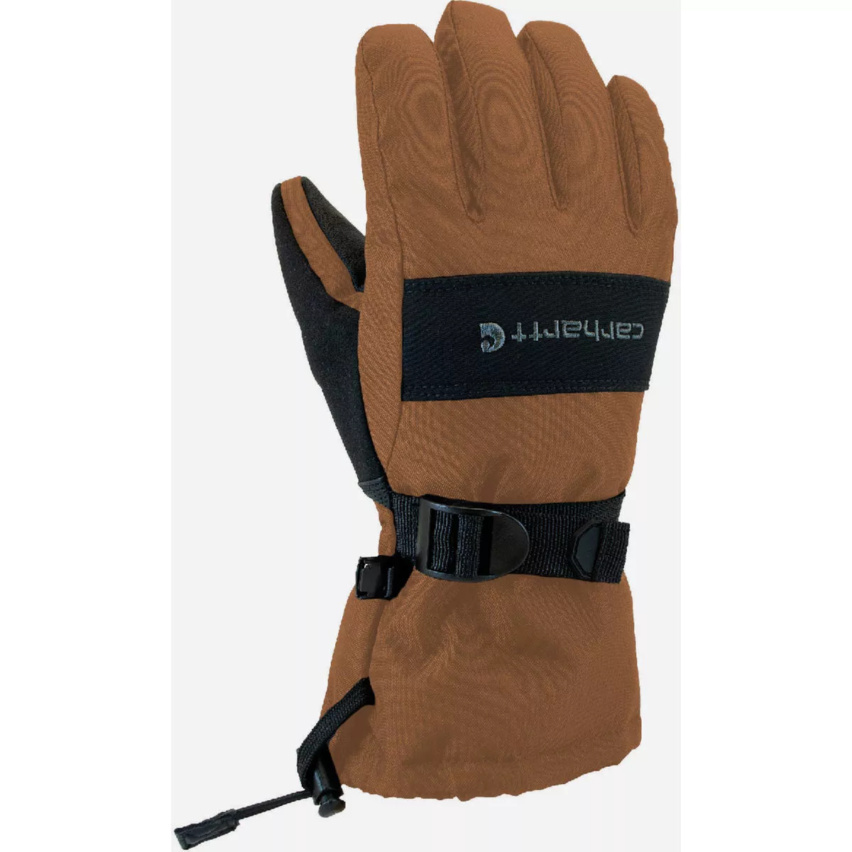 Carhartt Kid's XS Brown Black Waterproof Insulated Gauntlet Glove