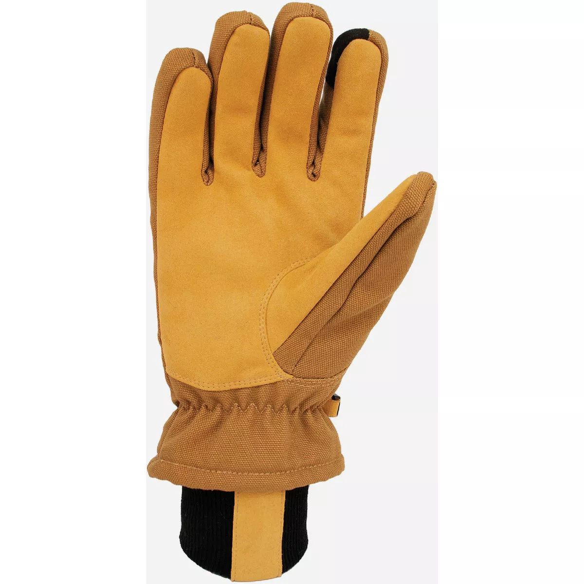 Carhartt Men's M Brown Insulated Duck Synthetic Leather Touch-Sensitive Knit Cuff Glove - photo 2