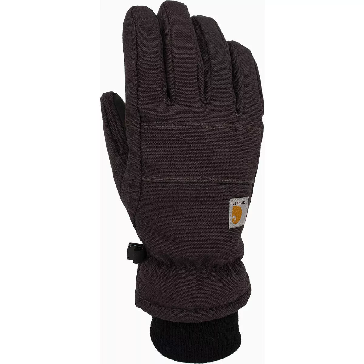 Carhartt Women's Small Black Insulated Duck Synthetic Leather Touch-Sensitive Knit Cuff Glove