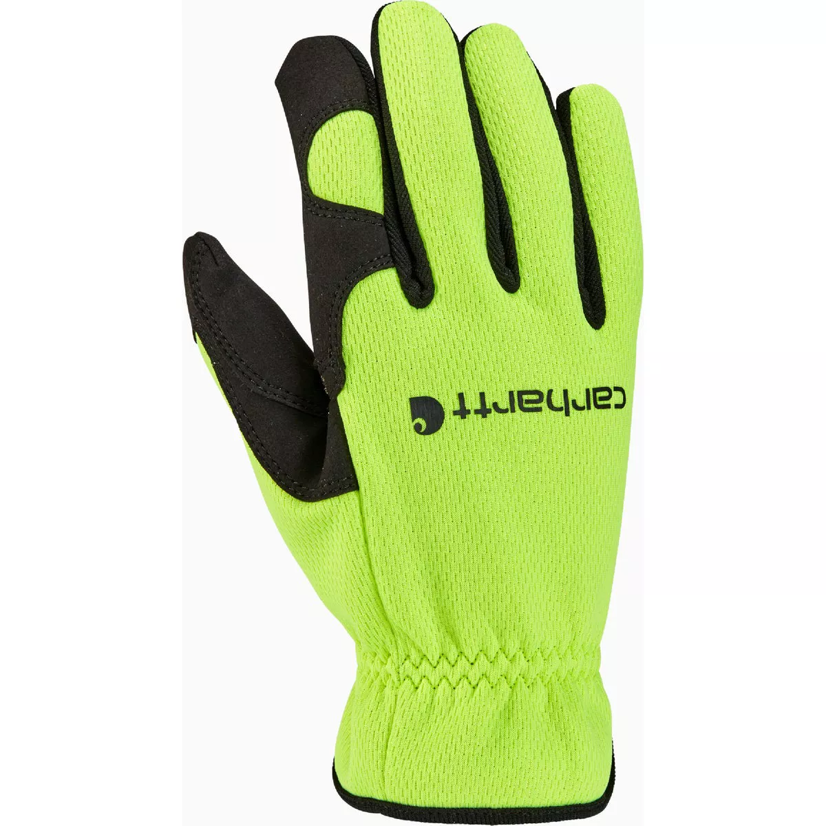 Carhartt Men's XL High Vis Lime High Dexterity Open Cuff Glove